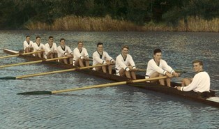 1st Boys  VIII 1955, APS Head of the River winners.